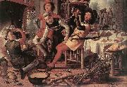 Pieter Aertsen Hearth oil on canvas